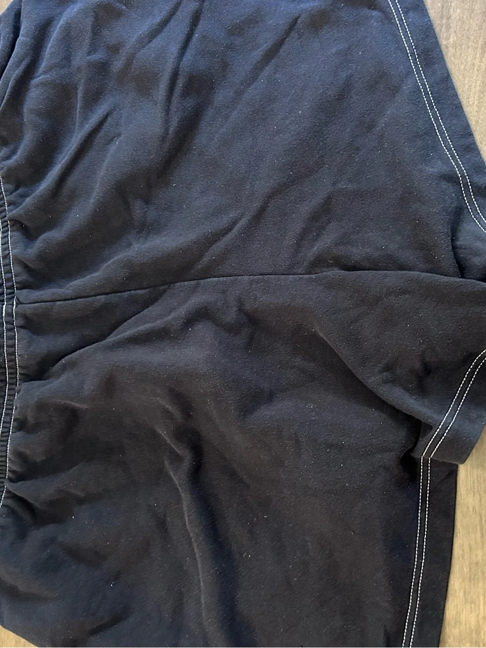 2 pair Nike Black Womens Athletic Shorts with White Swoosh